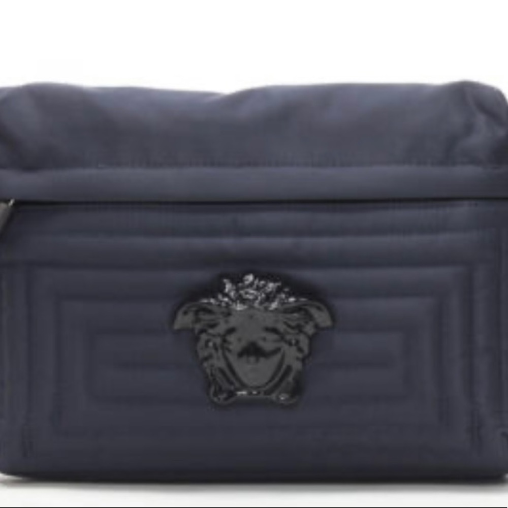 Blue unisex Versace waist bag/Fanny pack/belt bag  new condition!